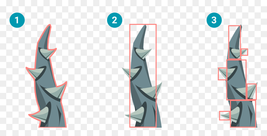 The Use Of Hitboxes For Collision Detection - Origami Paper, HD Png Download - hitbox png