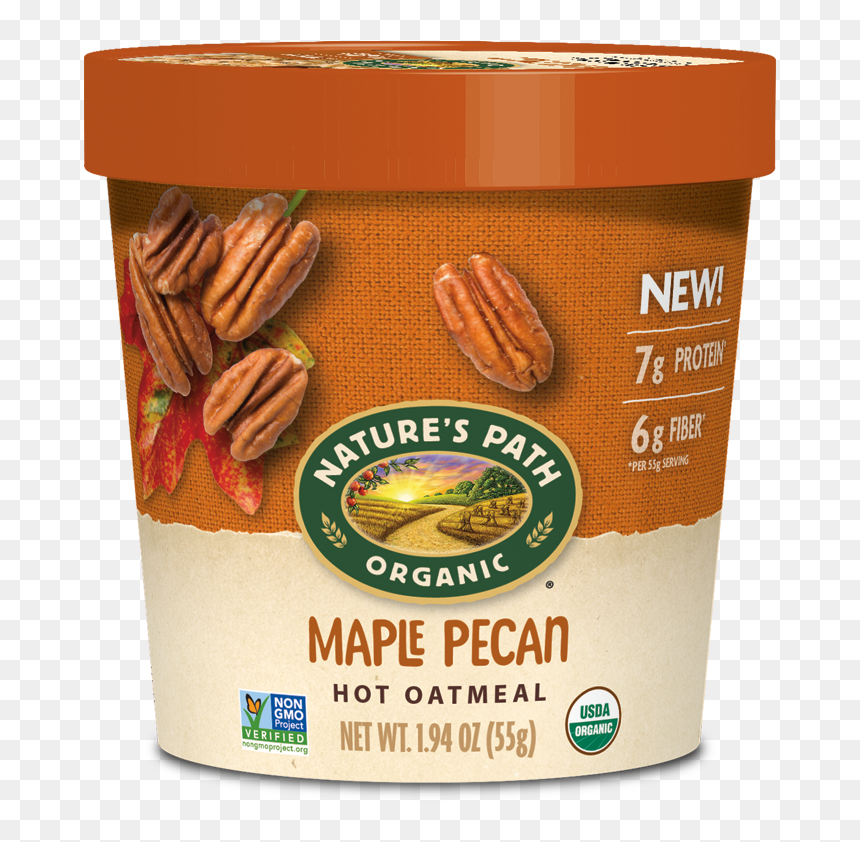 Nature's Path Oatmeal Cups, HD Png Download - pecan png