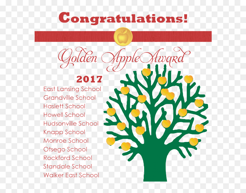 The Golden Apple Award - Appletree Gilden Woods, HD Png Download - boom.png