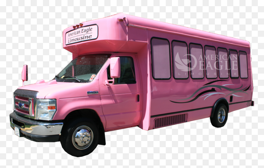 Limo Party Bus Clipart, HD Png Download - party bus png