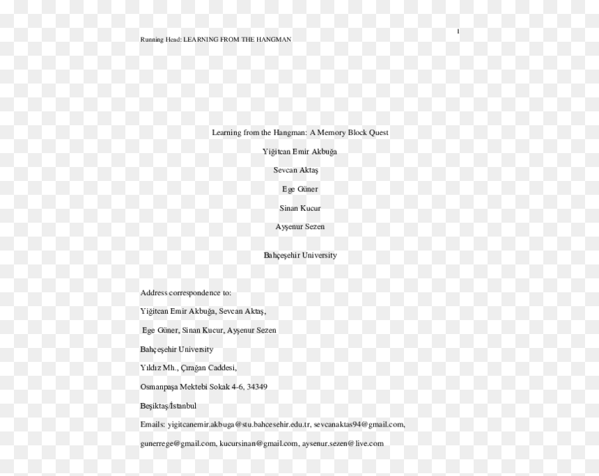 Document, HD Png Download - hangman png