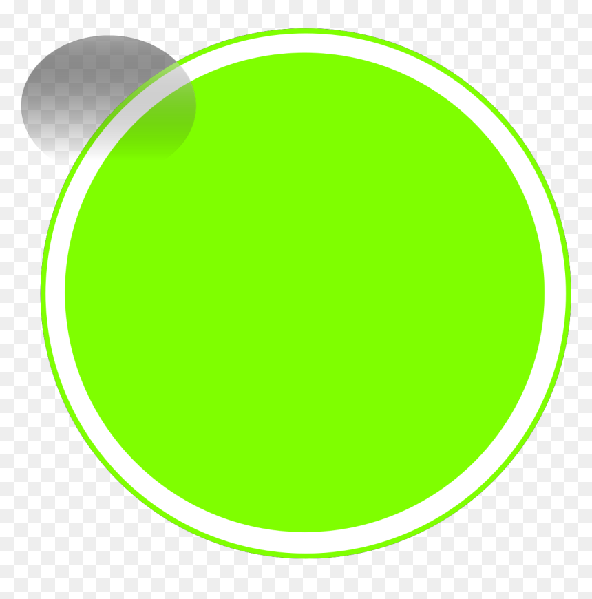 Circle, HD Png Download - glossy blue button png