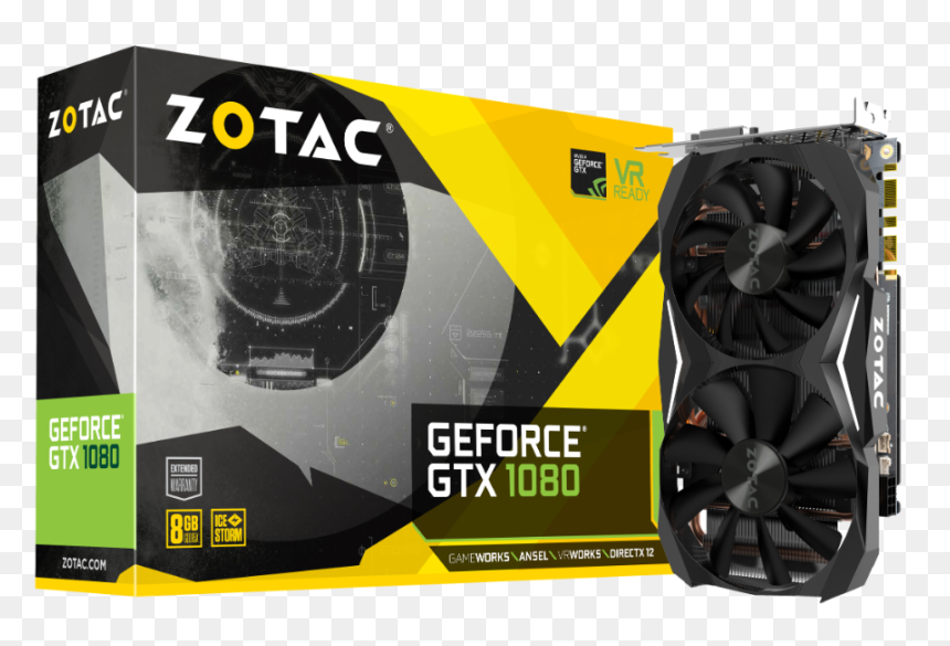 Zotac Gtx 1080 Mini, HD Png Download - newegg png