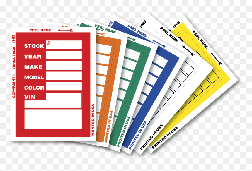 [more], Klr Bak Car Dealer Auto Stickers - Stock Tags Auto, HD Png Download - catalog png