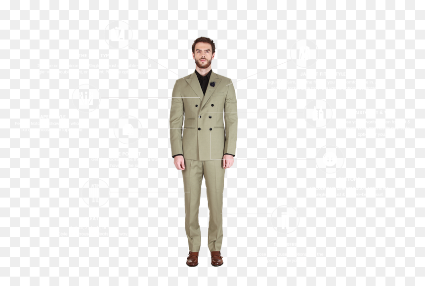 Best Bespoke Suits Online, Best Custom Tailored Suits - Standing, HD Png Download - suiting shirting png