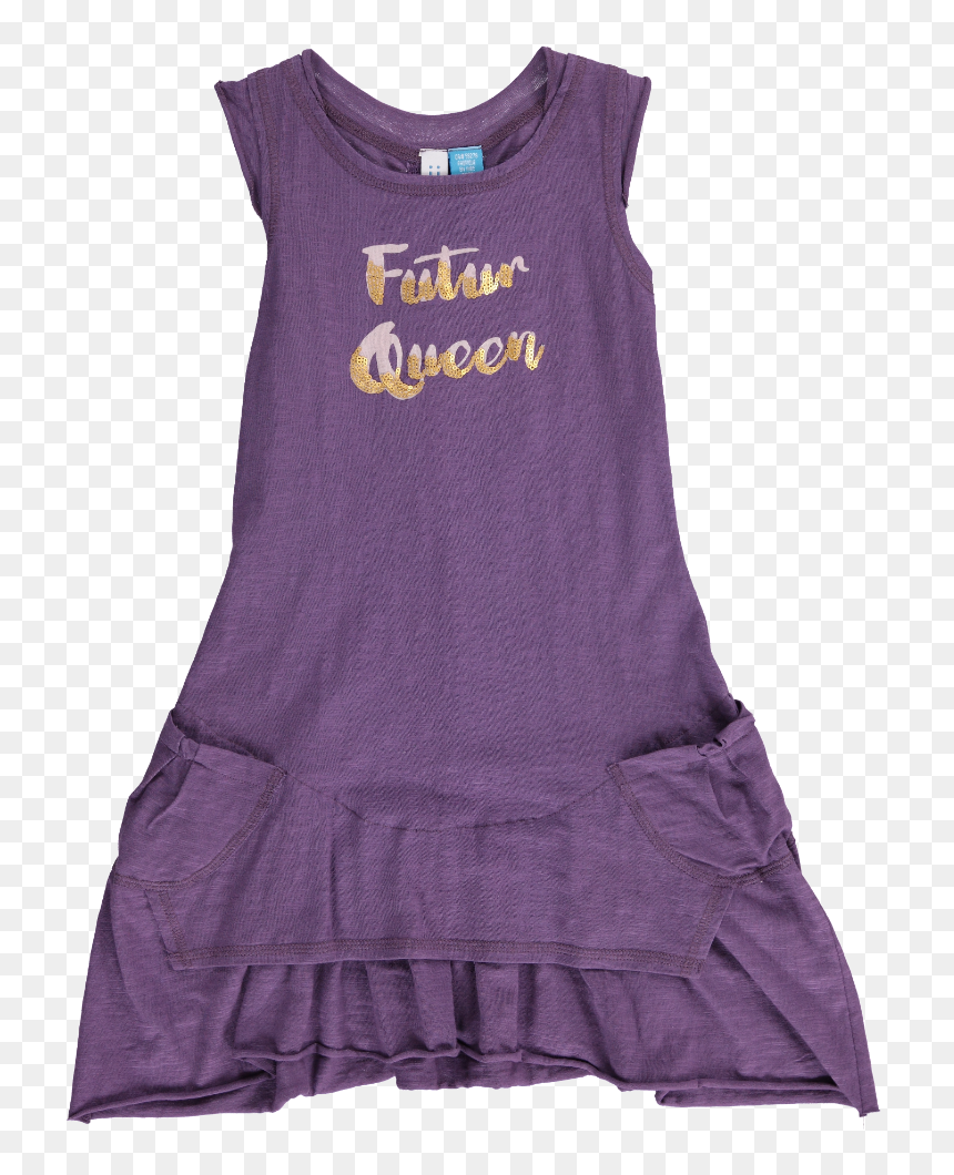 Blubyblu Sleeveless Text Print Sequins Long Top W/ - Day Dress, HD Png Download - long text png