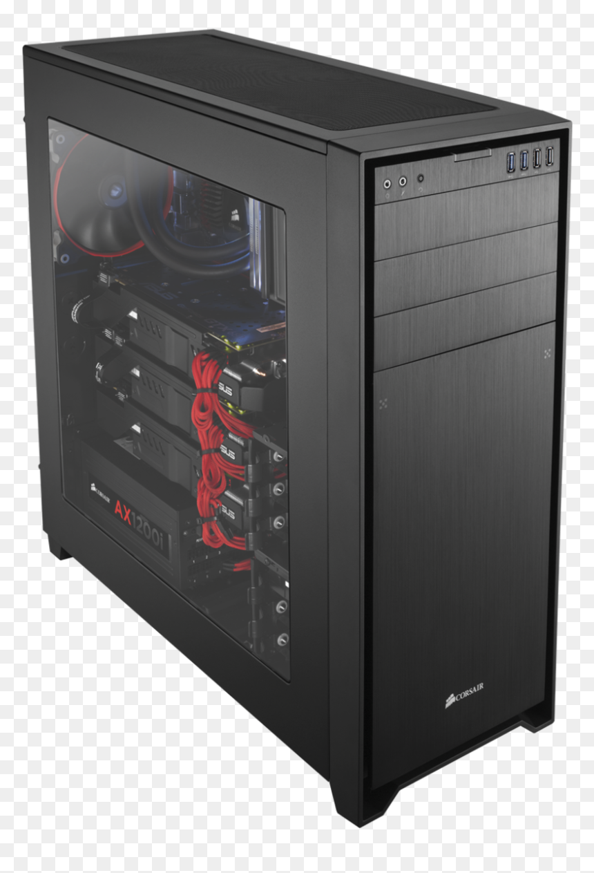 Corsair Obsidian 750d, HD Png Download - newegg png