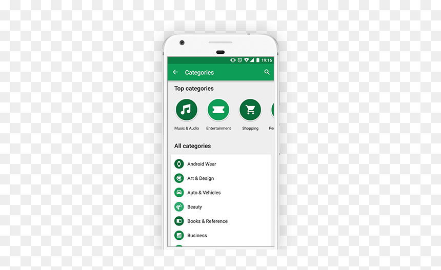 Top Categories In Play Store - Iphone, HD Png Download - android app store png
