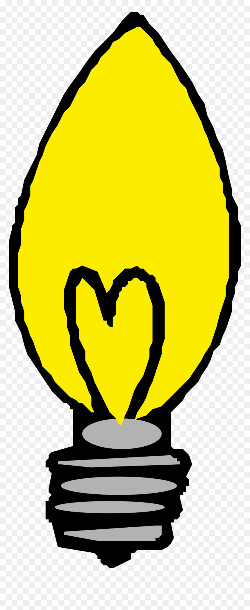 Light Bulb Clip Arts - Pointy Light Bulb Drawing, HD Png Download - bulb symbol png