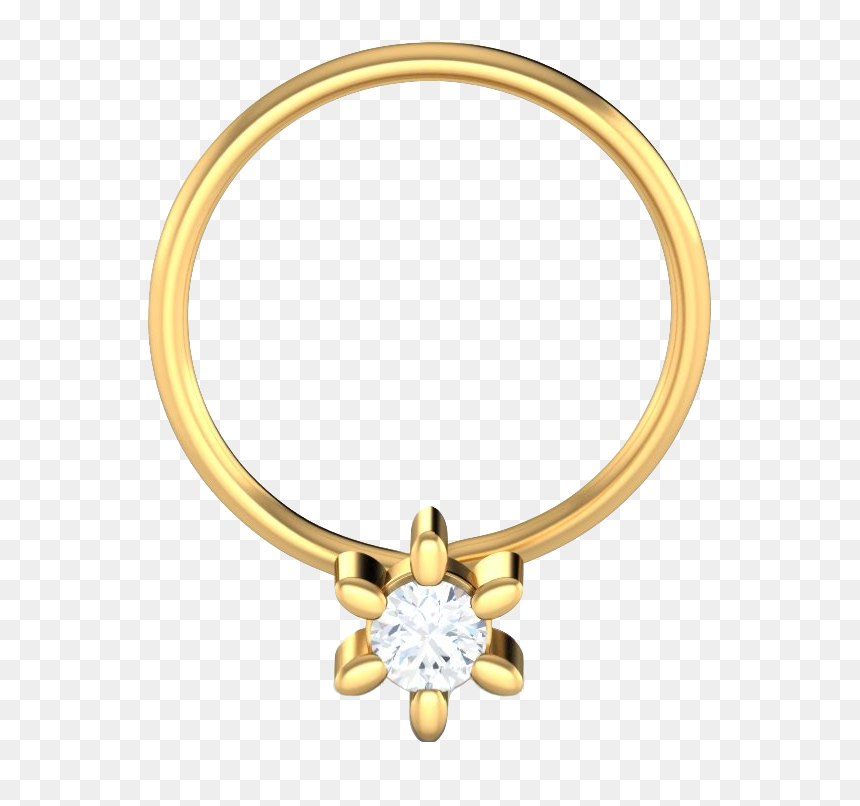 Little Flower Nose Pin - Body Jewelry, HD Png Download - nose pin png