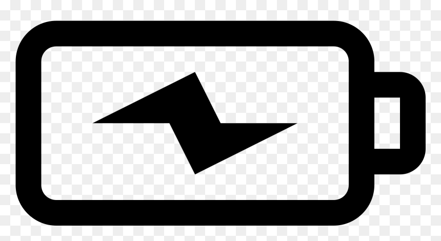 Battery Charging Icon - White Battery Low Icon, HD Png Download - battery charging icon png
