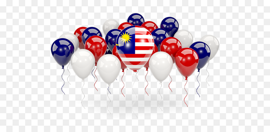 Balloons With Colors Of Flag - United Kingdom Balloons, HD Png Download - balloon background png