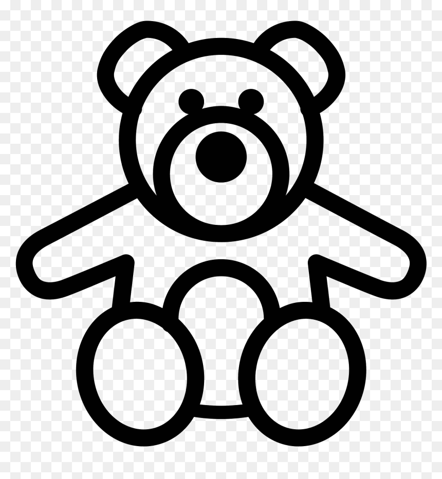 Teddy Bear Icon - Boneka Icon Png, Transparent Png - teddy bear icon png