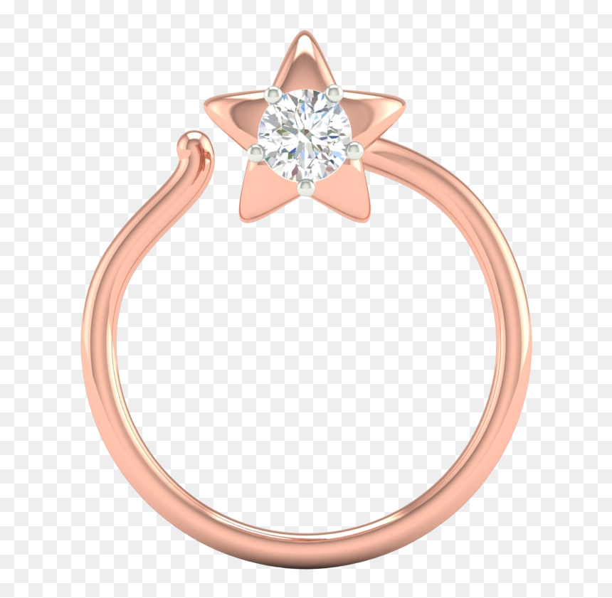 Engagement Ring, HD Png Download - nose pin png