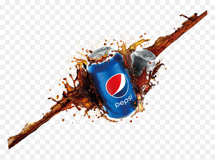 Caffeinated Drink, HD Png Download - pepsi splash png