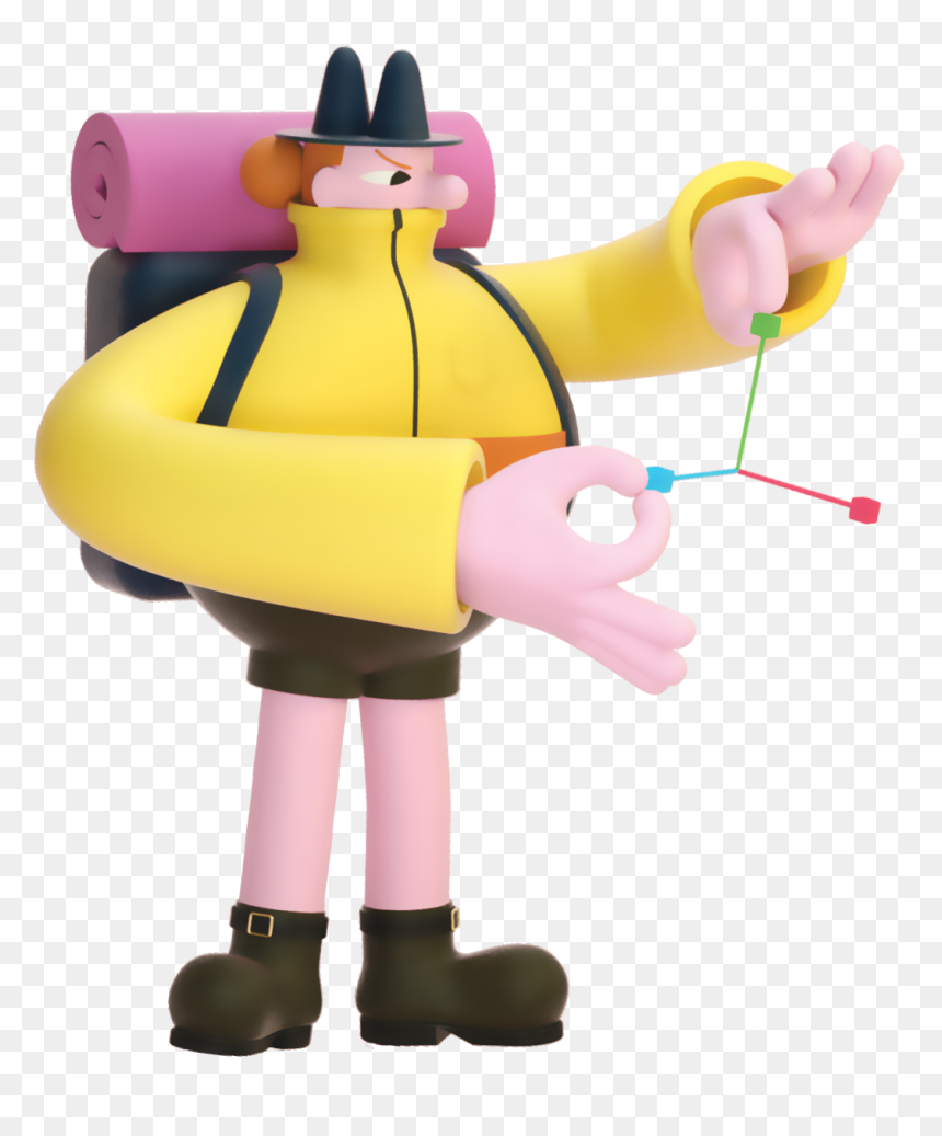 Interactive 3d Animation - Cartoon, HD Png Download - 3d cartoon character png