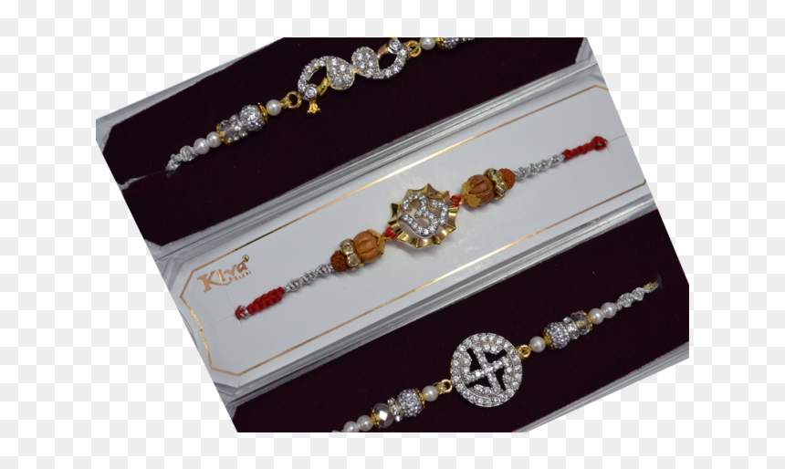 Silver Raksha Bandhan Rakhi, HD Png Download - silver rakhi png