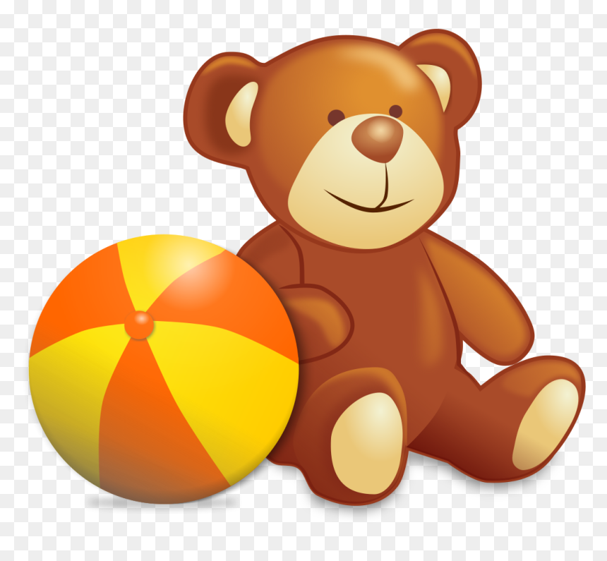 Teddy Bear With Ball, HD Png Download - teddy bear icon png