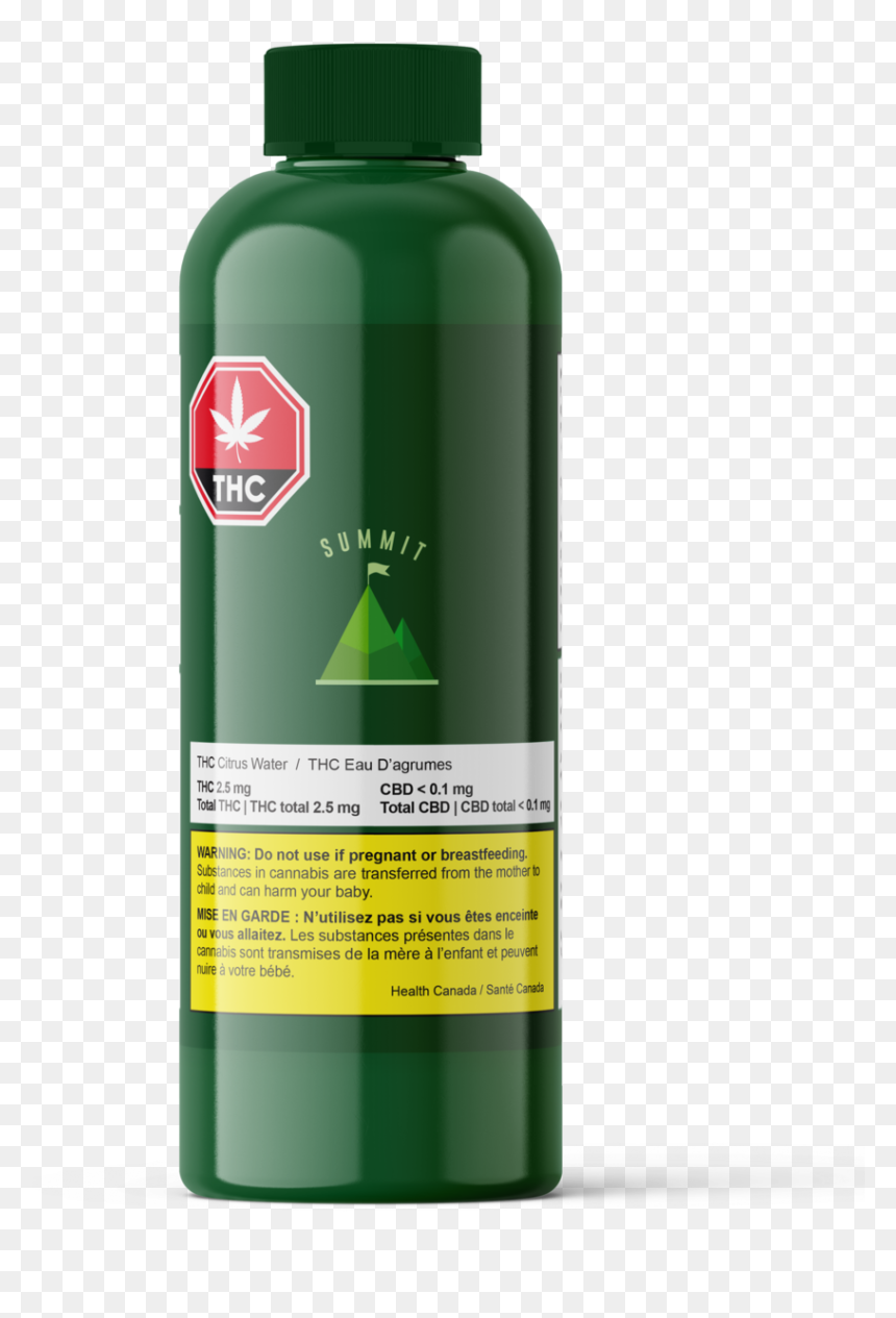Summit Thc Citrus Water - Valens Launches Line Of Cannabis Infused Beverages, HD Png Download - lemon water png