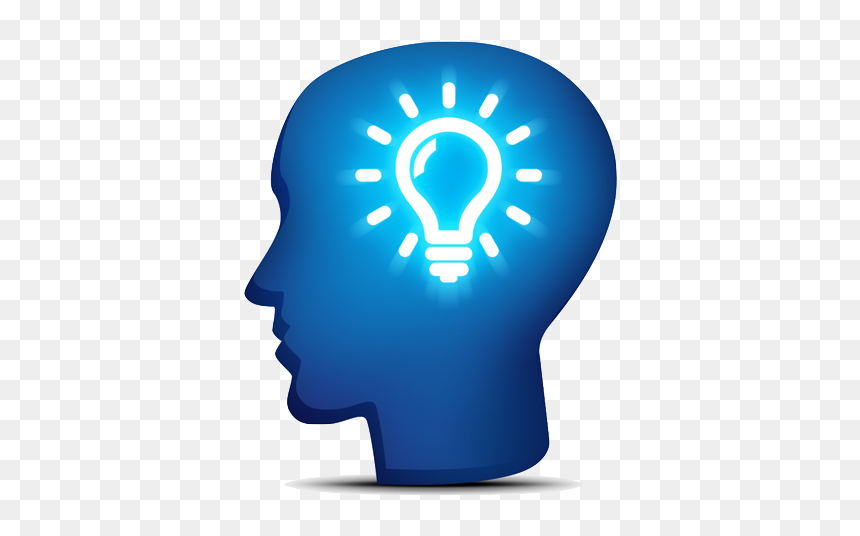 Glowing-idea - Light Bulb Idea, HD Png Download - glowing blue bulb png