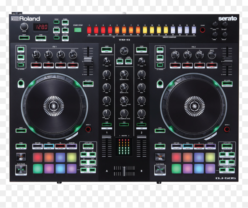 Dj-505 - Roland Dj 505, HD Png Download - dj girl headphones png