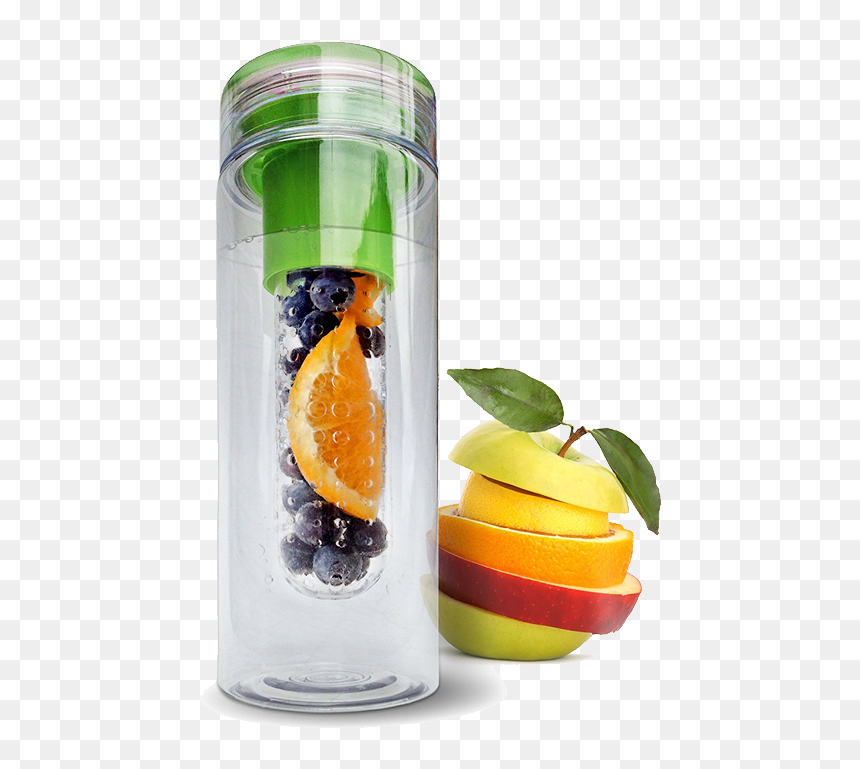 Water Bottle, HD Png Download - lemon water png