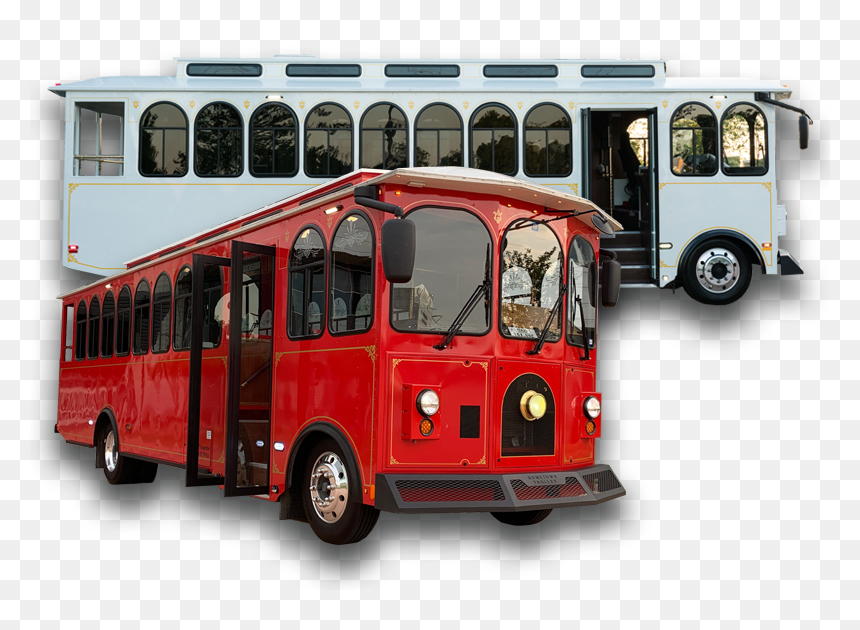 Trolley Bus Dallas - Double-decker Bus, HD Png Download - party bus png