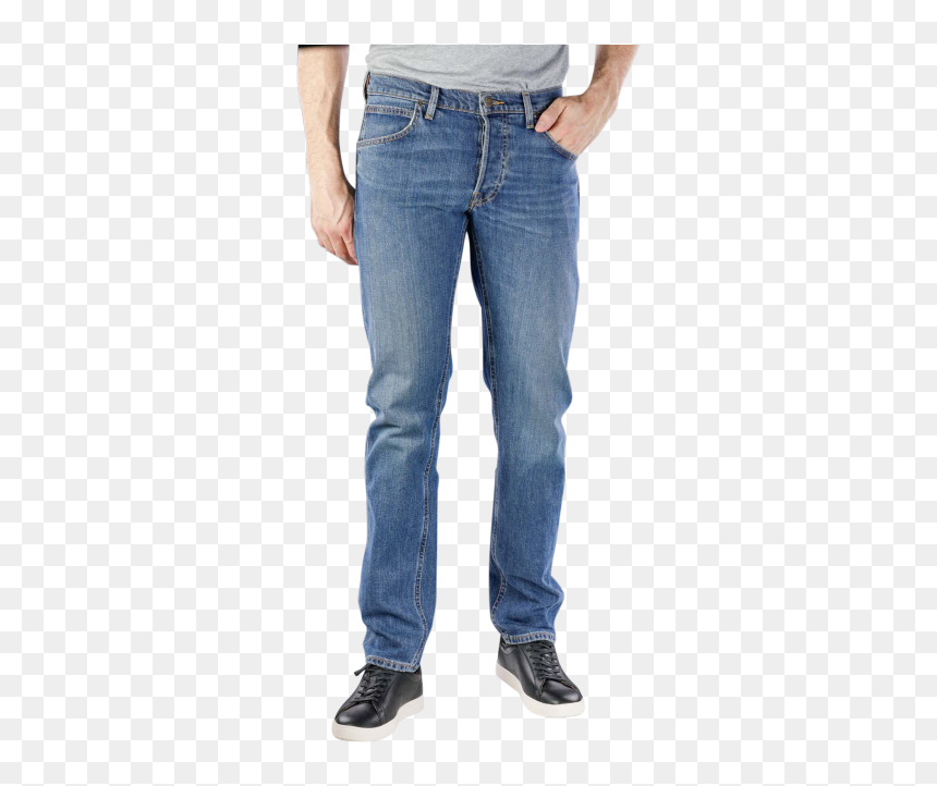 Lee Daren Jeans Button Fly Stretch Mid City Tint - Pocket, HD Png Download - jeans button png