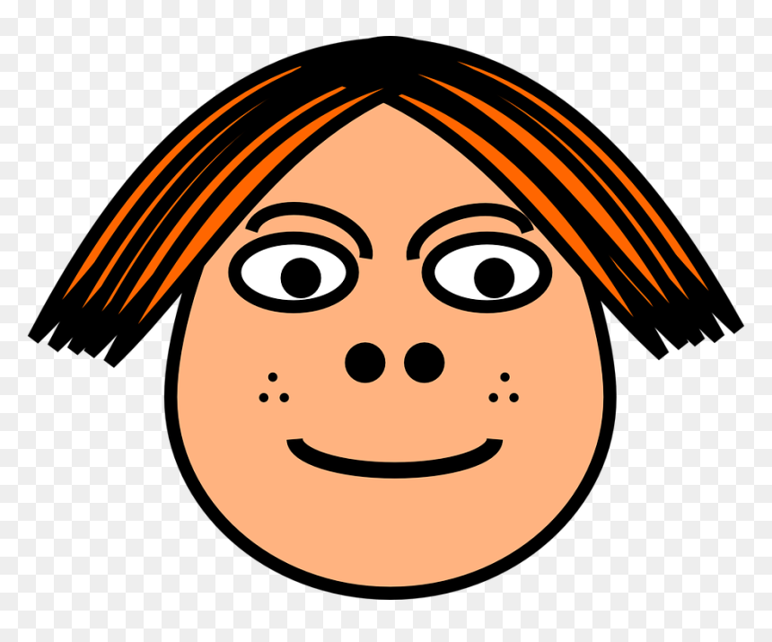 Brown Egg With Hair, HD Png Download - school boy clipart png