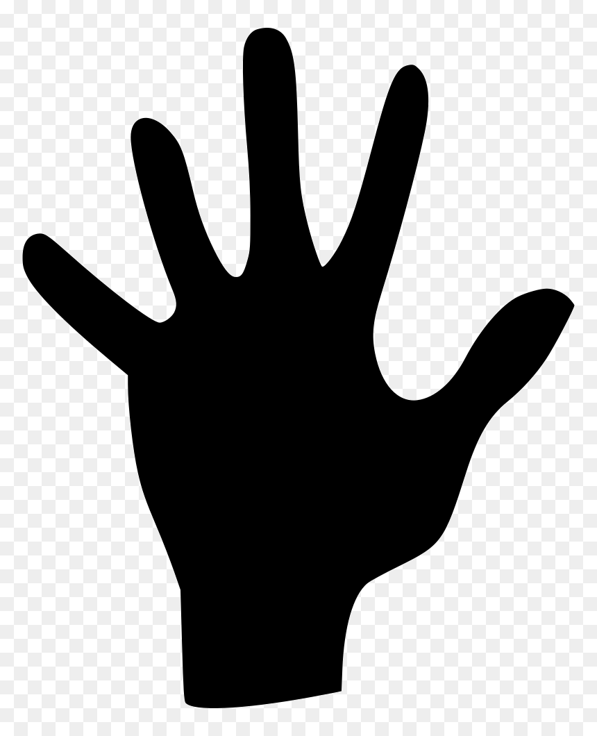 Five Fingers - Five Finger Svg, HD Png Download - vote finger png