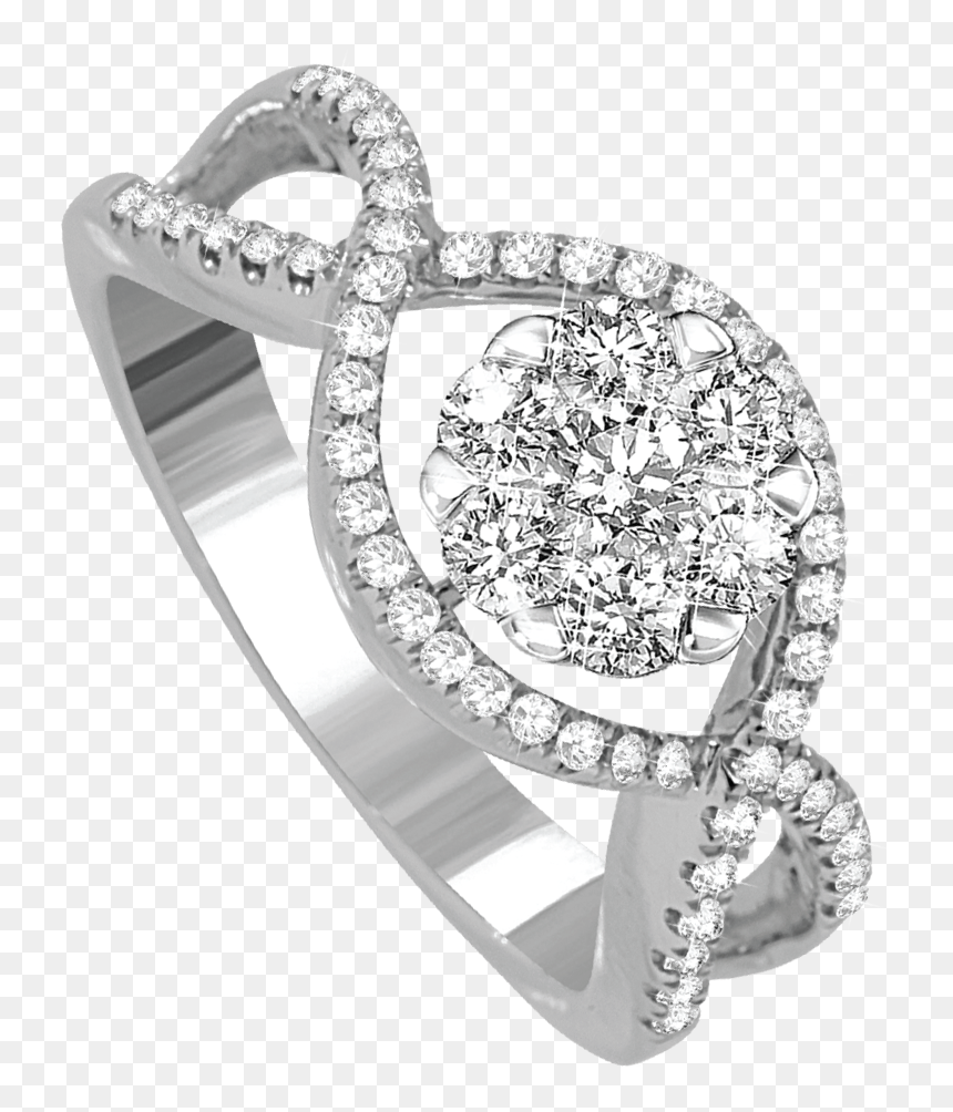Coronet Diamond Ring - Pre-engagement Ring, HD Png Download - silver rakhi png