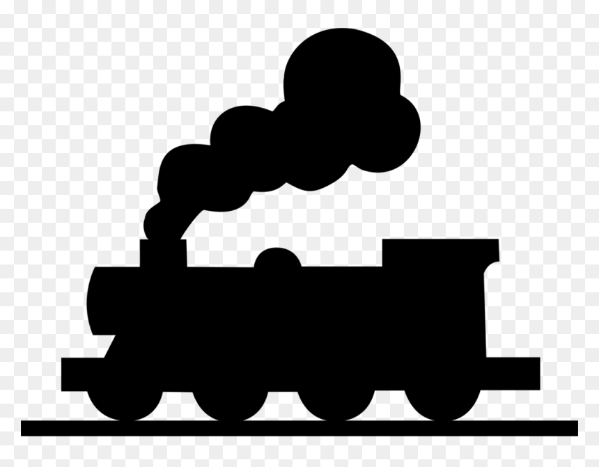 Human Behavior,silhouette,area - Silhouette Train Clip Art, HD Png Download - railway clipart png