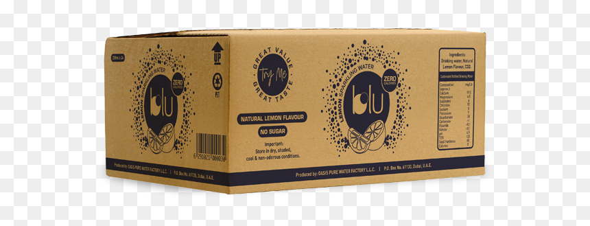 Carton, HD Png Download - lemon water png