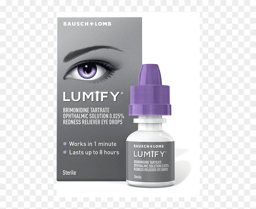 Bausch And Lomb Lumify, HD Png Download - eye drops png