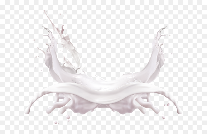 Milk Splash Free Png, Transparent Png - cream splash png