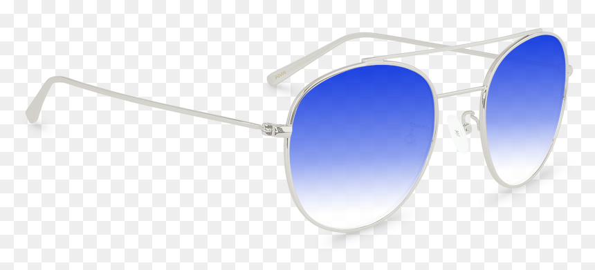 Reflection, HD Png Download - aviator sunglasses png blue