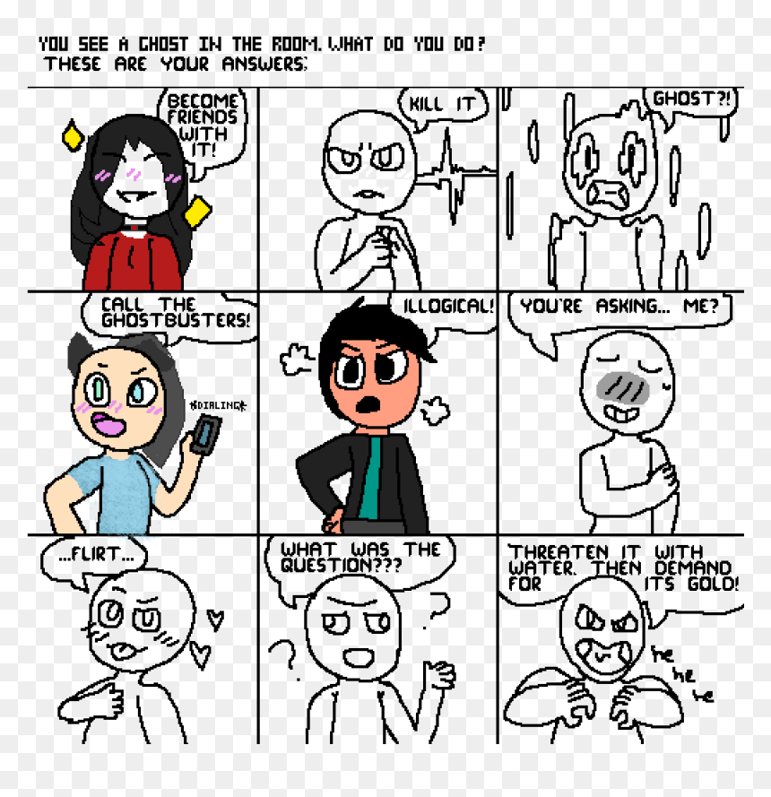 Friend Group Drawings, HD Png Download - ghost hand png