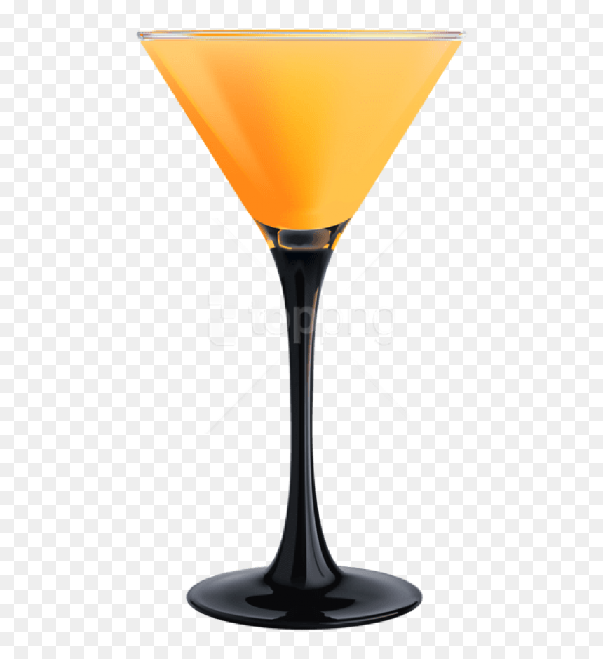 Free Png Orange Cocktail Png Png Images Transparent - Мартини И Сок Png, Png Download - orange juice glass png