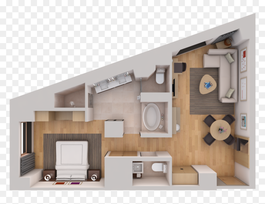 Conrad Luxury Corner Suite , Png Download - Conrad New York Downtown, Transparent Png - suite png