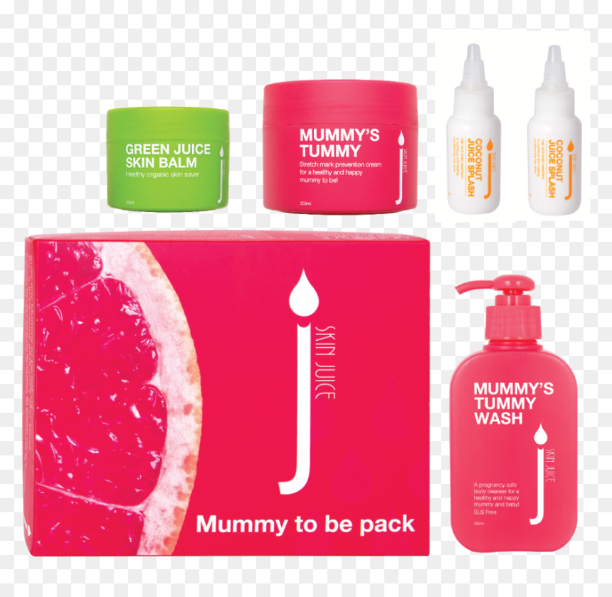 Skin Juice Mummy"s Tummy Organic Body Wash - Skin Juice Mummy To Be Pack, HD Png Download - cream splash png