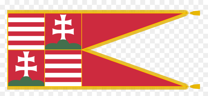 Flag Of Vladislaus Ii Of Hungary - Hungary Flag 1400, HD Png Download - hungary flag png
