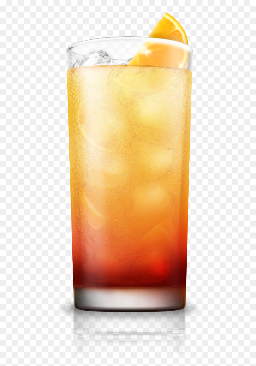 Rum Swizzle, HD Png Download - orange juice glass png