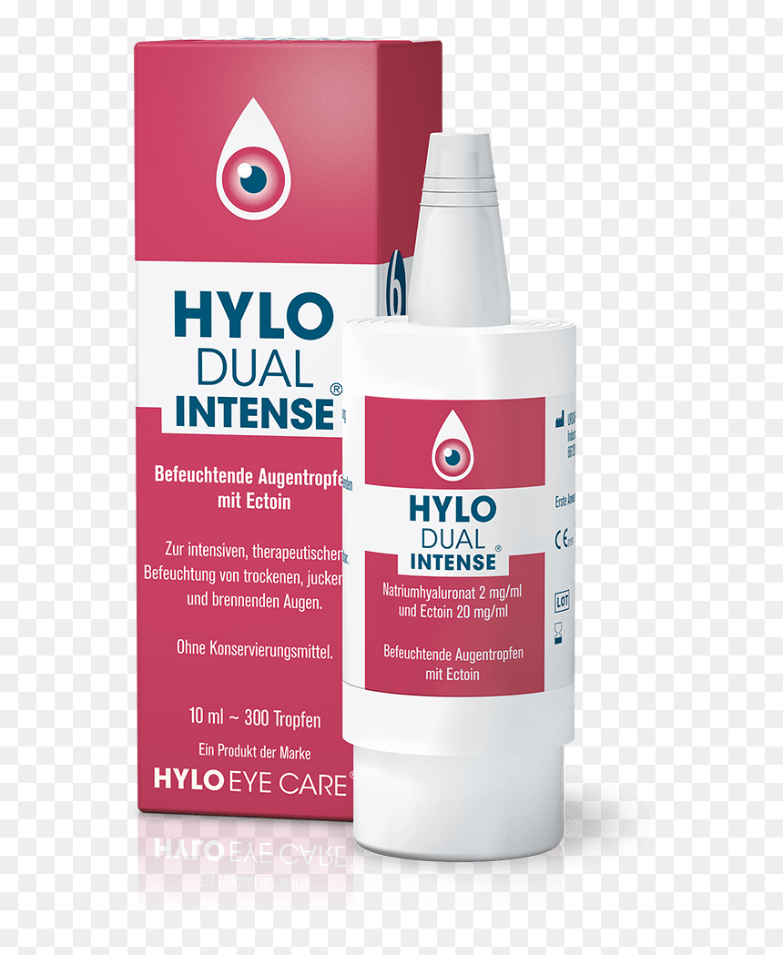 Hylo Dual Intense, HD Png Download - eye drops png