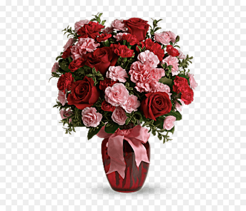 The Dance With Me Bouquet With Red Roses - Bouquet Of Roses, HD Png Download - red rose bunch png