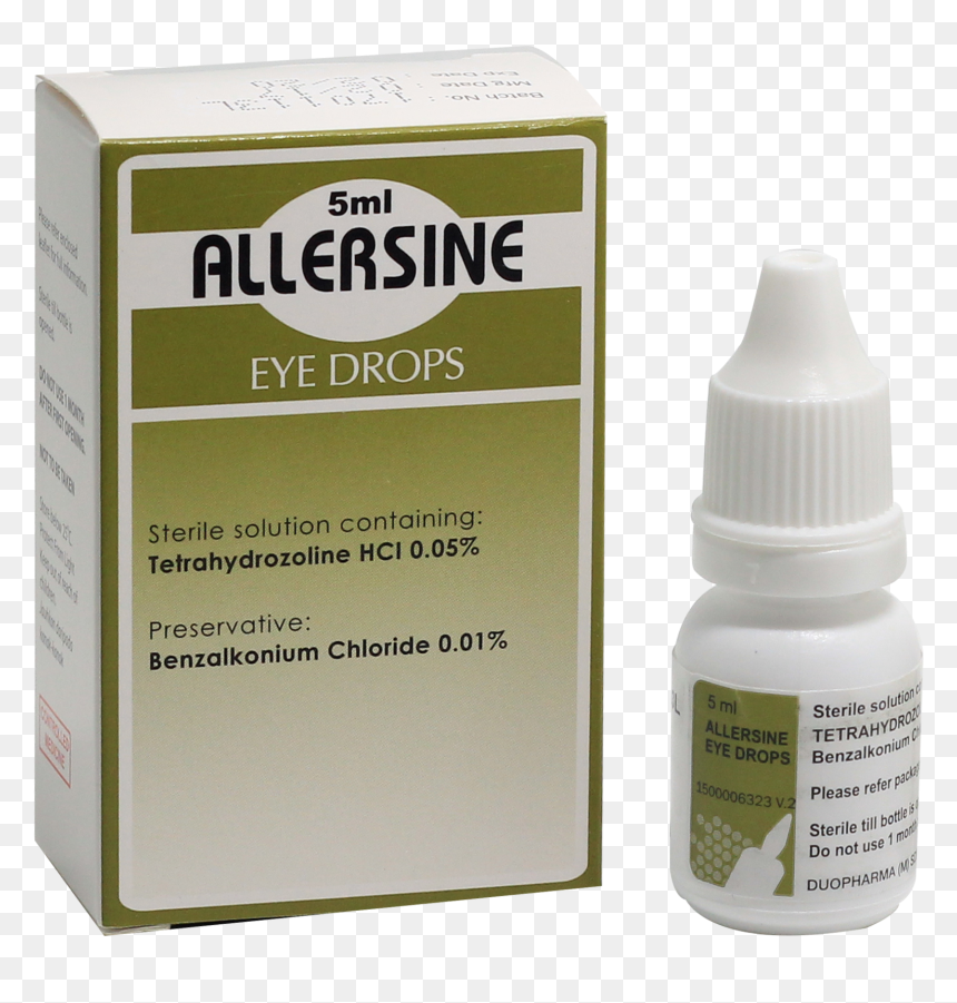 Allersine Eye Drop, HD Png Download - eye drops png