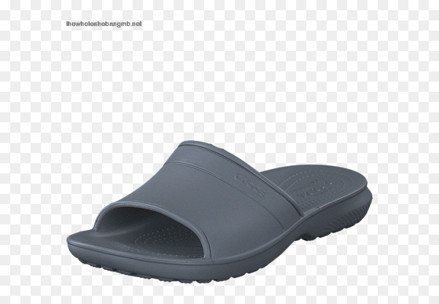 Women"s Crocs Classic Slide Smoke - Slipper, HD Png Download - slipper png
