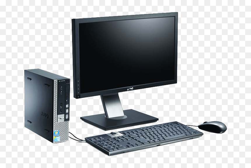 Dell Optiplex 7060 With Monitor, HD Png Download - dell desktop png