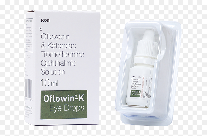Oflowin-k Eye Drops - Label, HD Png Download - eye drops png