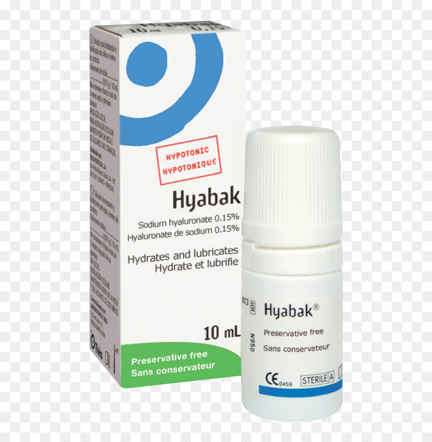 Hyabak-lr, HD Png Download - eye drops png