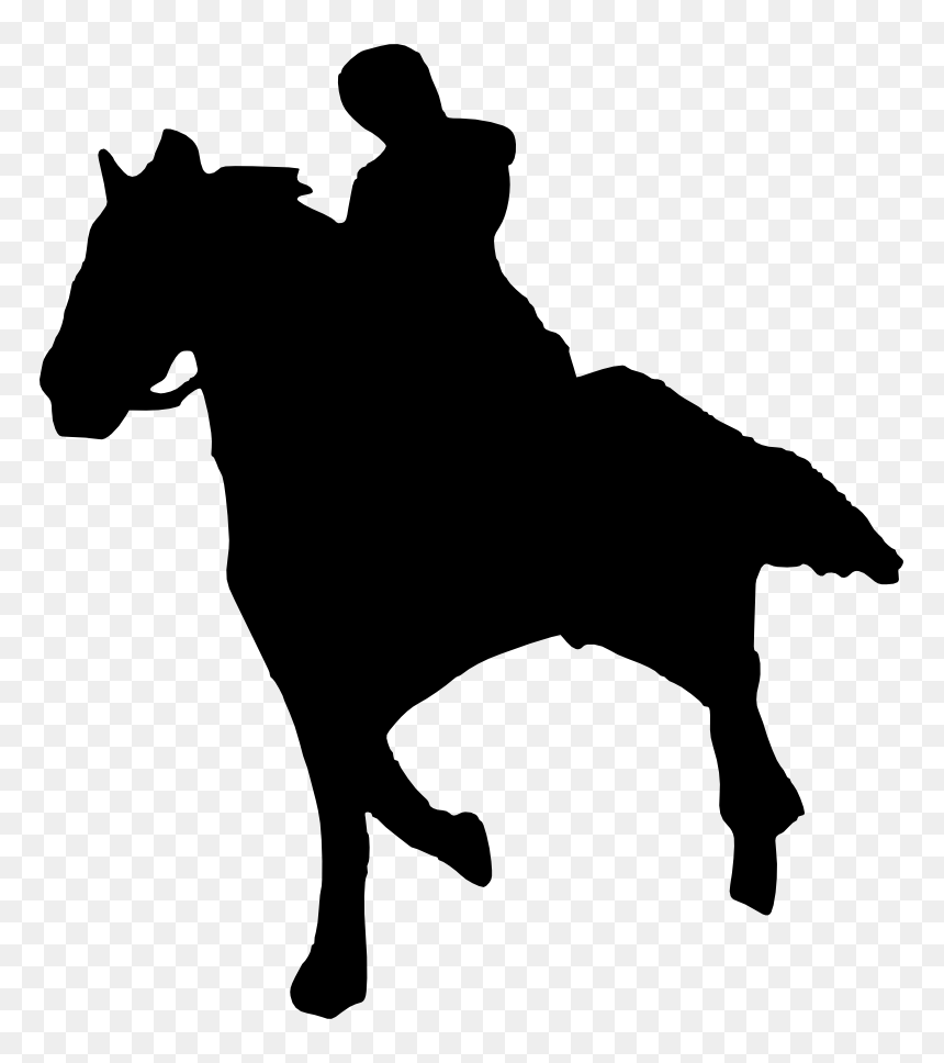 Horse Riding Silhouette - Kyoto Municipal Museum Of School History, HD Png Download - horse riding png